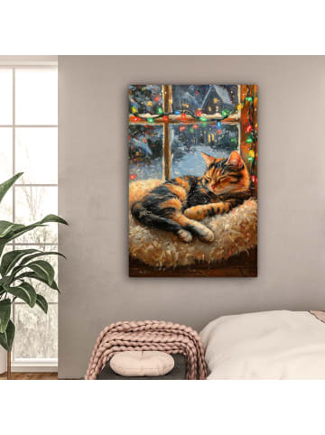 MuchoWow Leinwand Bilder Bernsteinfarben