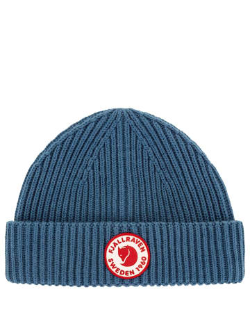 FJÄLLRÄVEN Lite Logo Hat - Mütze (grey) in indigo blue