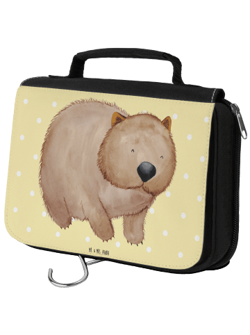 Mr. & Mrs. Panda Toilettentasche Wombat ohne Spruch in Gelb Pastell