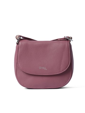 VARGU Leder-Umhängetasche Levina 1 in mauve