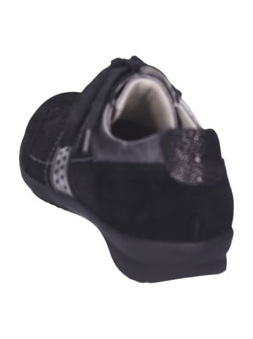 WALDLÄUFER Komfort Schnürschuhe in Schwarz