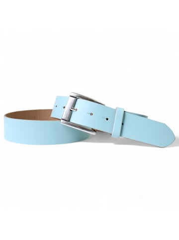 FRONHOFER Ledergürtel 4cm in Aqua