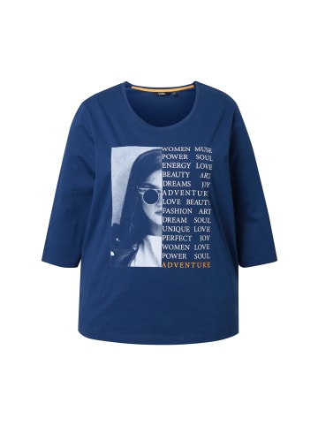 Ulla Popken Shirt in dunkelblau