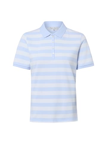 Marie Lund Shirt in weiß hellblau - 0002