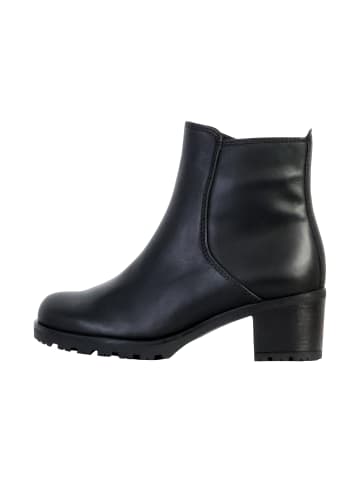 Gabor Leder-Stiefeletten mit Absatz Schwarz