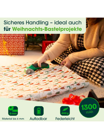 Hammersmith Kabelloser Akku-Universalschneider SharpSpin in Grün