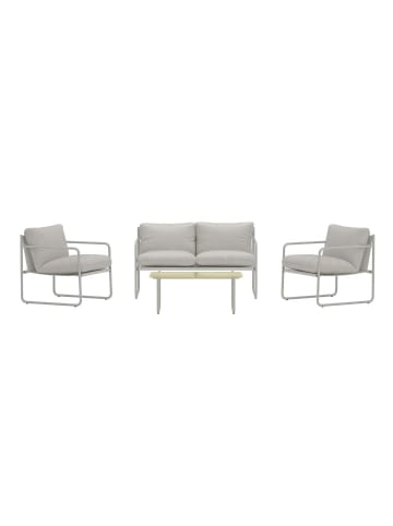 ebuy24 Sofaset Thassos (4-teilig) Grau 50 x 90 cm