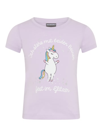 Kidsworld T-Shirt in flieder