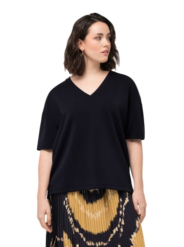 Ulla Popken Sweatshirt in marine