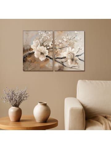 OnlyWow Leinwandbild 2er Set
