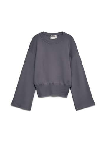 Vero Moda Strickpullover in Dark Grey Melange