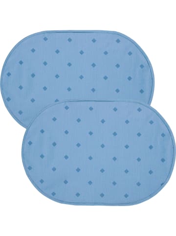 Erwin Müller Tischset 2er-Pack Neuss in blau