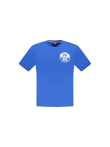 North Sails Blaues Baumwoll-T-Shirt
