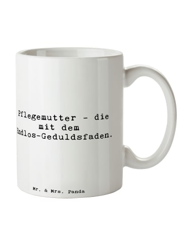 Mr. & Mrs. Panda Tasse Pflegemutter: Die mit dem endlosen Geduld... in Weiß