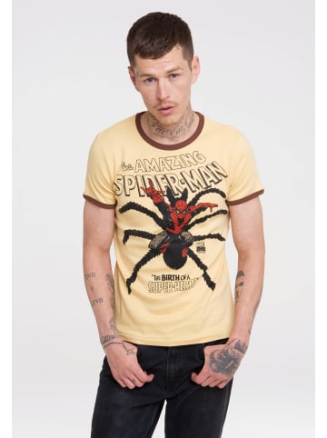 Logoshirt T-Shirt Spider-Man in sahara braun/braun