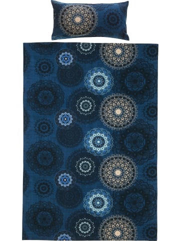 Erwin Müller Edel Flanell Bettwäsche in dunkelblau