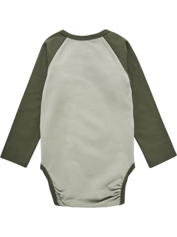 Hummel Kinder Langarmbody "Hmlstein Body L/S" in Grau