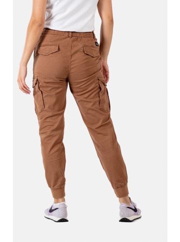 Reell Cargohose "Reflex Women Rib Cargo" in Braun