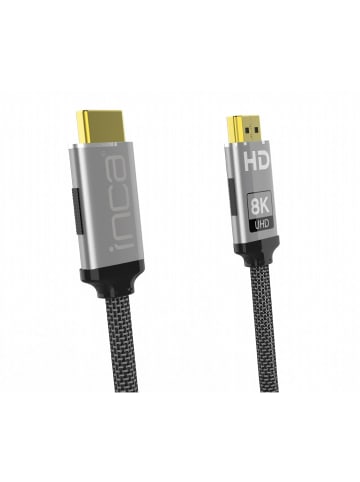 Inca INCA IHM-15T HDMI zu HDMI High Speed 8K 2.1V Kabel -1.5 in Grau