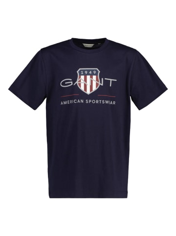 Gant T-Shirt 1er Pack in Dunkelblau