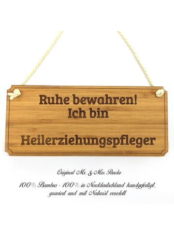 Mr. & Mrs. Panda Wegweiser Heilerziehungspfleger mit Spruch in Keine Angabe