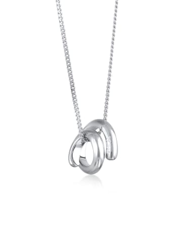 Elli Halskette 925 Sterling Silber Kreis in Silber