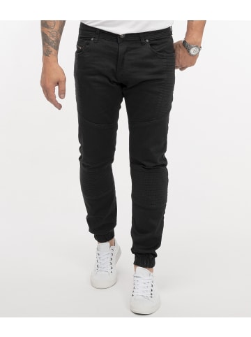 Rock Creek Jeans Tapered Fit in Schwarz