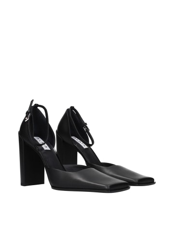 Alaïa Schwarz Leder Hoher Absatz Pumps