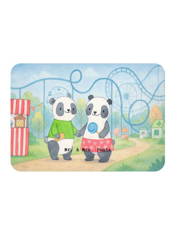 Mr. & Mrs. Panda Magnet Pandas Freizeitpark besuchen Design ohne... in Weiß