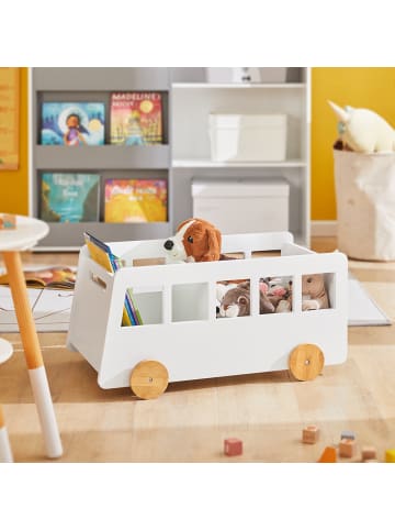 SoBuy Bücherregal in Reinweiß - (W) 33 x (H) 24 x (L) 68 cm
