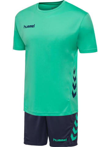 Hummel Kinder Trainingsanzug "Hmlpromo Kids Duo Set" in Grün