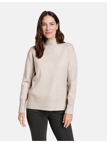 Gerry Weber Pullover Langarm Rundhals in Dust Melange