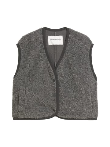 Marc O'Polo DENIM Teddyweste relaxed in Anthra Melange