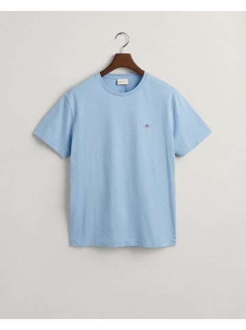 Gant T-Shirt in capri blue