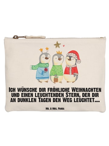 Mr. & Mrs. Panda Kosmetiktasche Winterzeit Heilige drei Könige m... in Weiß