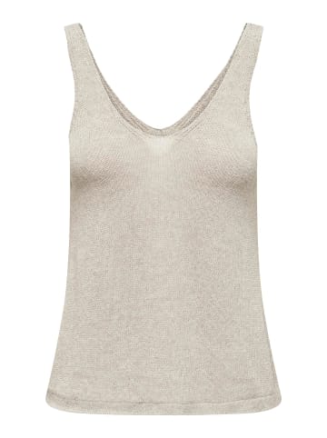 JDY Tanktop 'Shine Life' in Beige