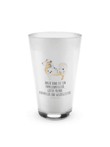 Mr. & Mrs. Panda Glas Hund Australien Shepherd mit Spruch in Transparent