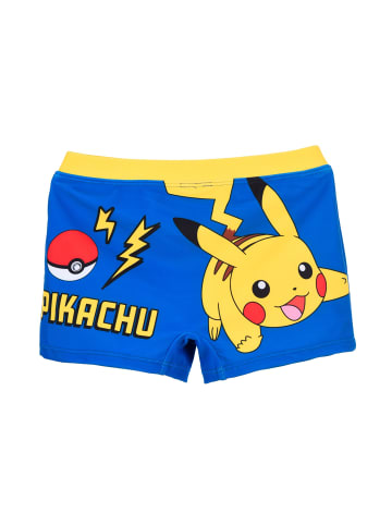 Pokémon Pikachu Jungen Badehose Badepant Boxer in Blau