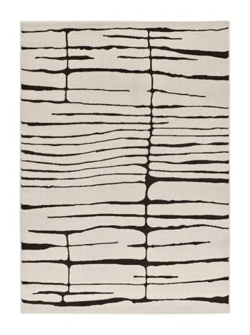 Atticgo Kurzflor-Teppich RETRO in weiß/schwarz