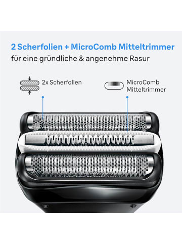 Braun Series 3+ Rasierer Herren Elektrisch Elektrorasierer Rasierapparat Blau