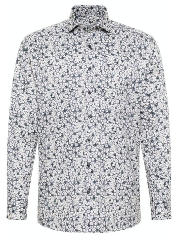 Eterna Langarmhemd in Grau