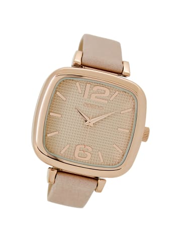 Oozoo Analog-Armbanduhr Oozoo Timepieces rosa extra groß (ca. 42x42mm)