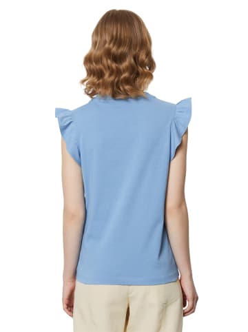 Marc O'Polo DENIM Volant-T-Shirt loose in blue clay