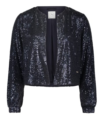 BETTY & CO Blazer-Jacke mit Pailletten in Navy Blue