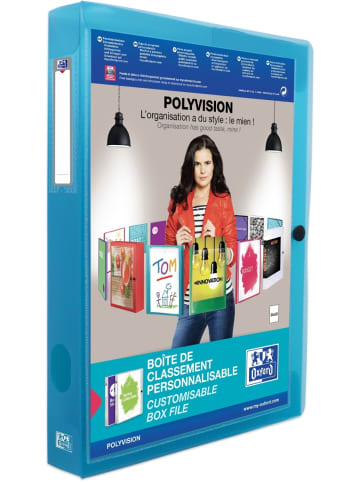 Oxford Dokumentenbox polyvision A4 PP 40mm blau