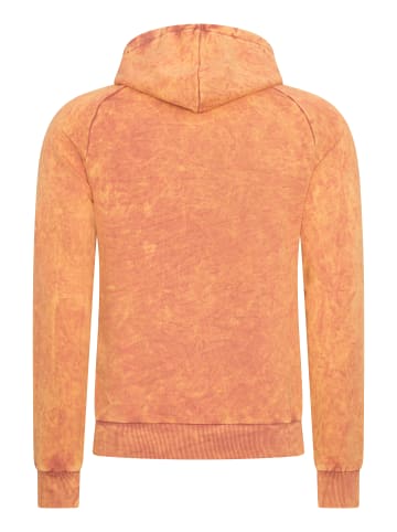 Rusty Neal Verwaschener Kapuzenpullover in Orange