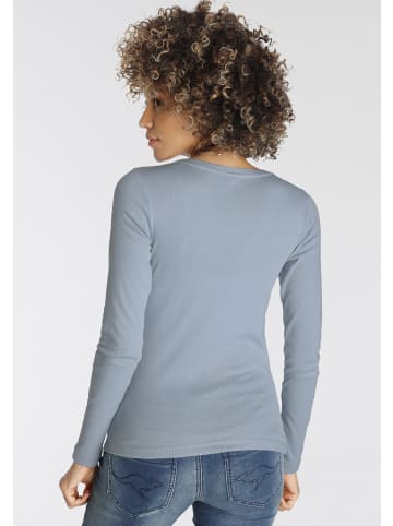 Kangaroos Longsleeve in blaugrau