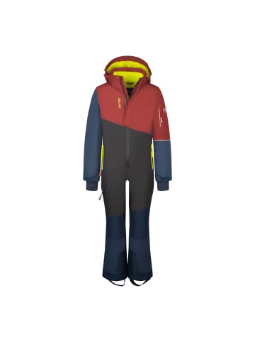 Trollkids Schneeanzug Hallingdal in carmin red