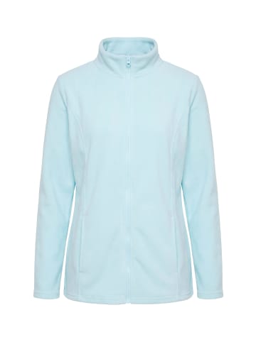 Ulla Popken Sweatjacke in baby blau