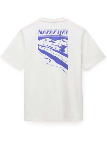 Napapijri T-Shirt "S-Guide Ss" in Weiß